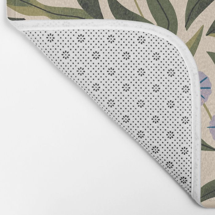 Periwinkle Plant Bath Mat Gallery Image 2