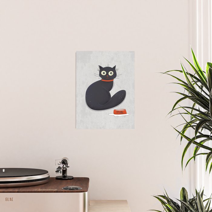 Black Silly Cat  Poster Gallery Image 2