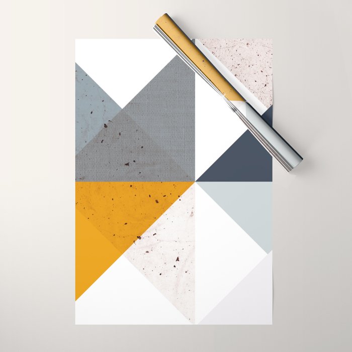 Modern Geometric 17/2 Wrapping Paper Gallery Image 1