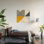 Modern Geometric 17/2 Wood Wall Art Gallery Image 2