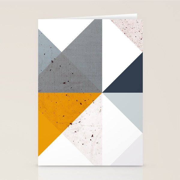 Modern Geometric 17/2 Stationery Card Gallery Image 2