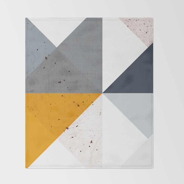 Modern Geometric 17/2 Throw Blanket Gallery Image 2