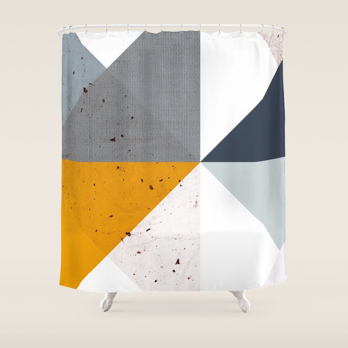 Modern Geometric 17/2 Shower Curtain Gallery Image 1