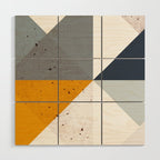 Modern Geometric 17/2 Wood Wall Art Gallery Image 1