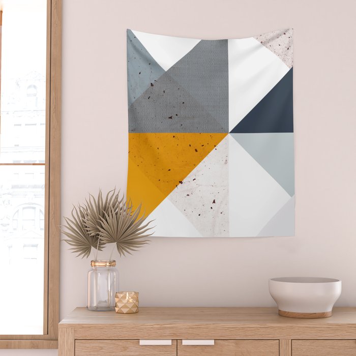 Modern Geometric 17/2 Wall Tapestry Gallery Image 2