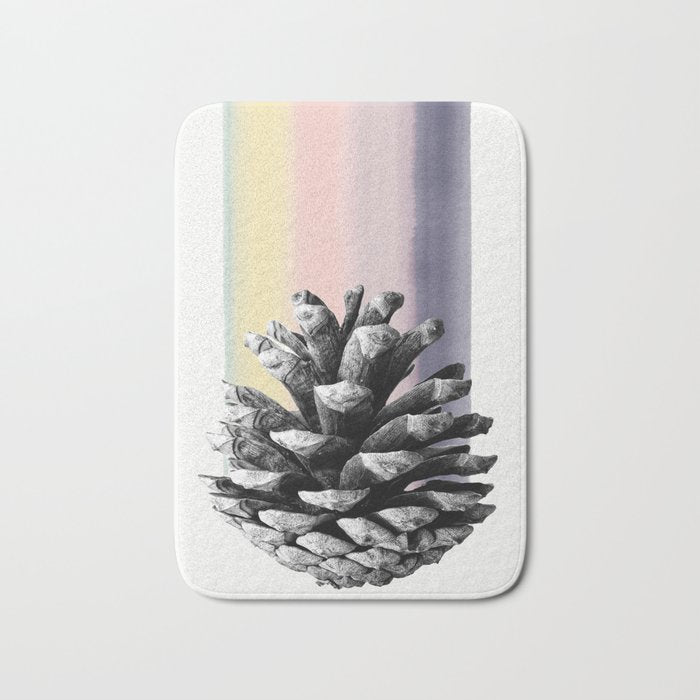 pinecone nature II Bath Mat Gallery Image 1