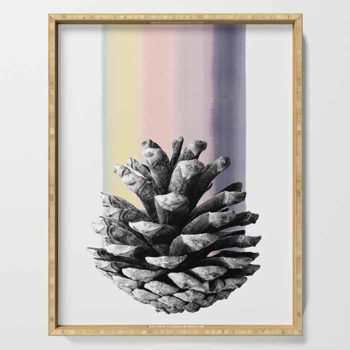 pinecone nature II Serving Tray Gallery Image 1