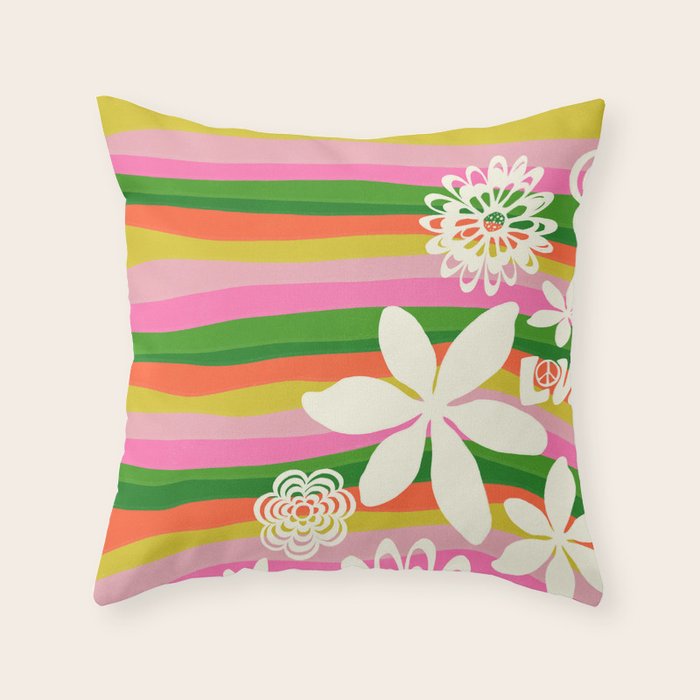 summer of '67 Throw Pillow Gallery Image 6