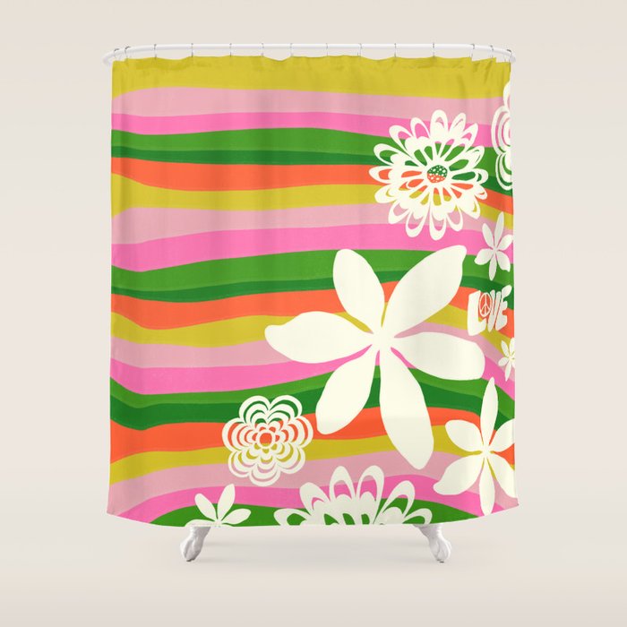 summer of '67 Shower Curtain Gallery Image 1