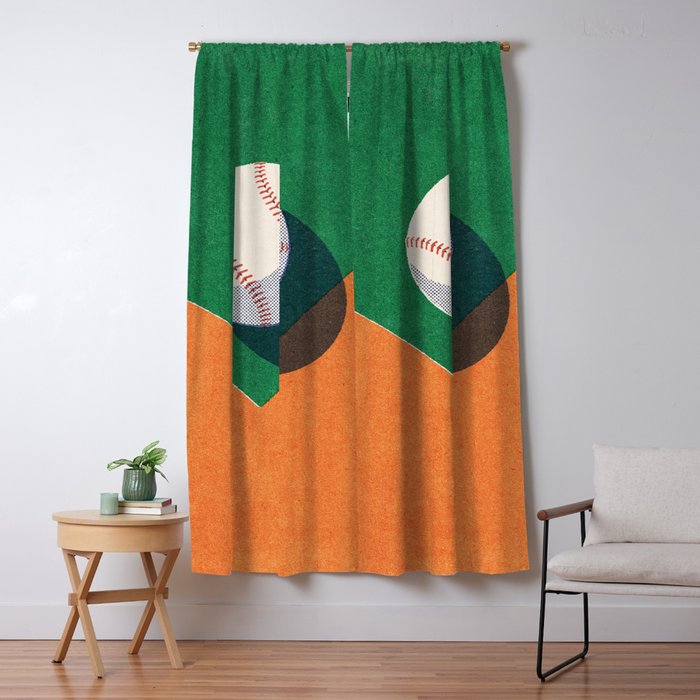 BALLS / Baseball II Window Curtain Gallery Image 5