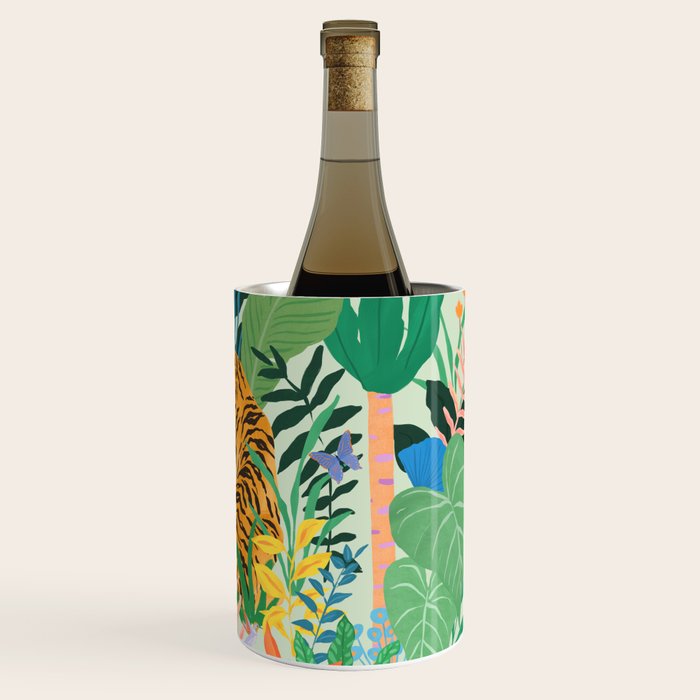 Tiger in Jungle  Wine Chiller Gallery Image 3
