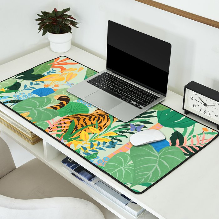 Tiger in Jungle  Desk Mat Gallery Image 2
