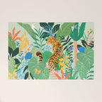 Tiger in Jungle  Welcome Mat Gallery Image 1