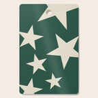 Big Ol Stars Old Money Green Cutting Board Gallery Image 1