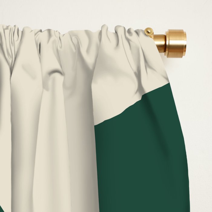 Big Ol Stars Old Money Green Window Curtain Gallery Image 2
