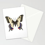 Swallowtail Butterfly - butterfly art, painted butterfly, butterfly design, sweet butterflies Stationery Card Gallery Image 2