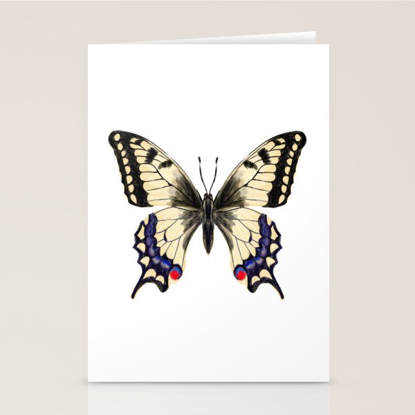 Swallowtail Butterfly - butterfly art, painted butterfly, butterfly design, sweet butterflies Stationery Card Gallery Image 2
