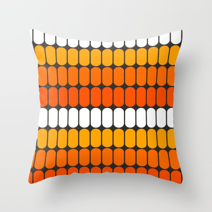 Flame Capsule Throw Pillow Gallery Image 1