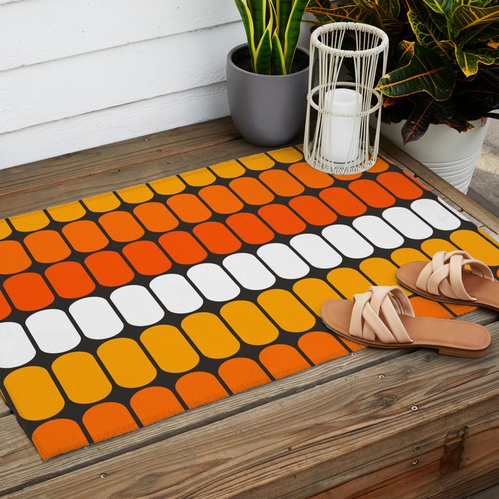 Flame Capsule Outdoor Rug Gallery Image 2