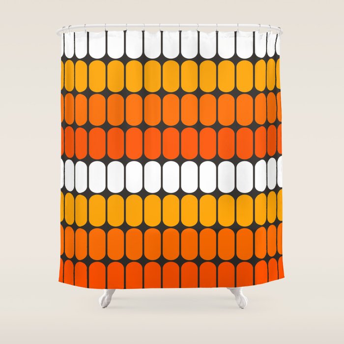 Flame Capsule Shower Curtain Gallery Image 1