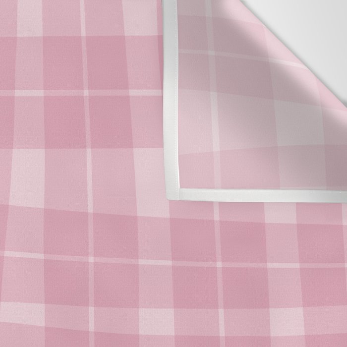 Wavy Plaid Pink Wall Tapestry Gallery Image 3