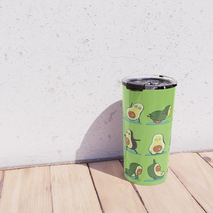 Avocado Yoga Travel Mug Gallery Image 4