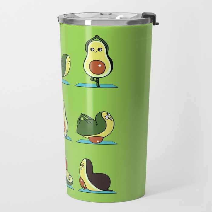 Avocado Yoga Travel Mug Gallery Image 2
