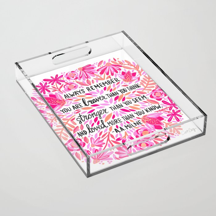Always Remember - Pink OmbrÃ© Palette Acrylic Tray Gallery Image 1