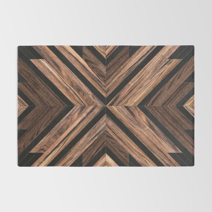 Urban Tribal Pattern No.3 - Wood Rug Gallery Image 2