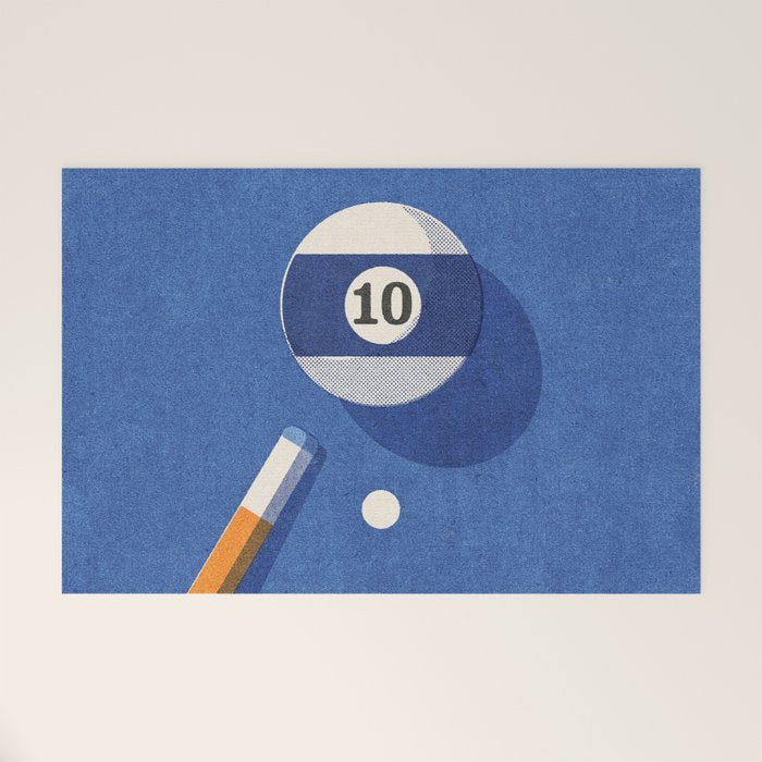 BALLS / Billiards - ball 10 I Welcome Mat Gallery Image 1