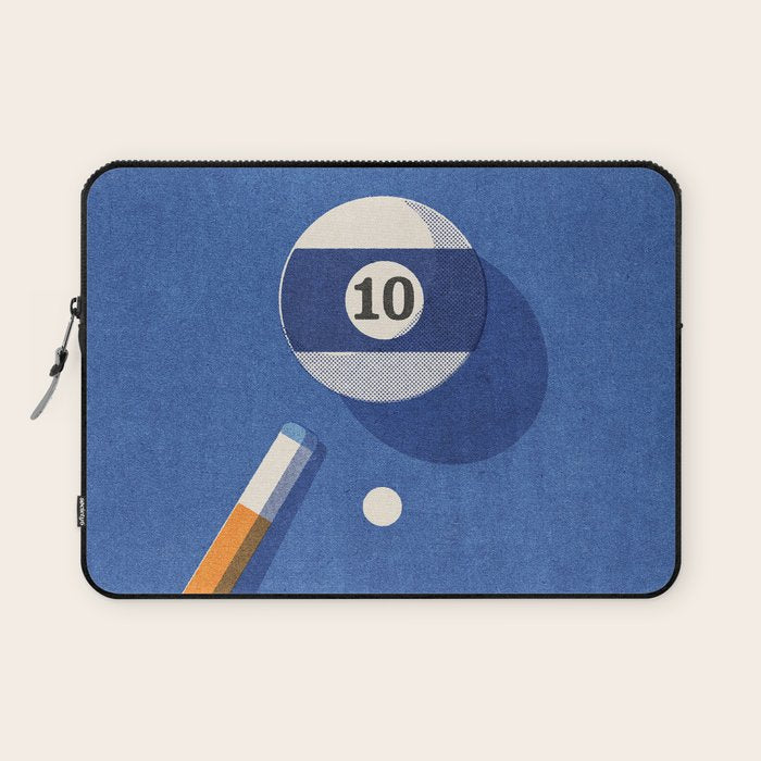 BALLS / Billiards - ball 10 I Laptop Sleeve Gallery Image 1