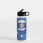 BALLS / Billiards - ball 10 I Water Bottle Gallery Image 1