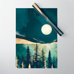 Forest Moon Wrapping Paper Gallery Image 1