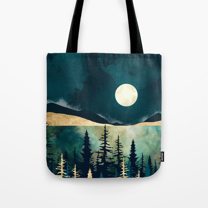 Forest Moon Tote Bag Gallery Image 1