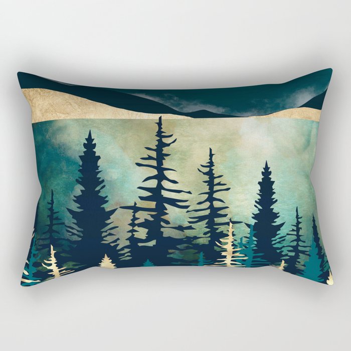 Forest Moon Rectangular Pillow Gallery Image 1