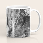 Running hand through the water, under the blue again black and white photograph / art photography Coffee Mug Gallery Image 1