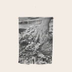 Running hand through the water, under the blue again black and white photograph / art photography Wall Hanging Gallery Image 1