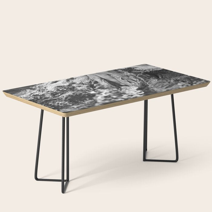 Running hand through the water, under the blue again black and white photograph / art photography Coffee Table Gallery Image 1