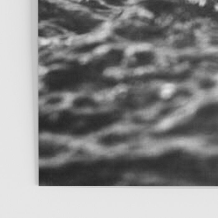 Running hand through the water, under the blue again black and white photograph / art photography Poster Gallery Image 3