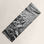 Running hand through the water, under the blue again black and white photograph / art photography Yoga Mat Gallery Image 1