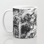 Running hand through the water, under the blue again black and white photograph / art photography Coffee Mug Gallery Image 3