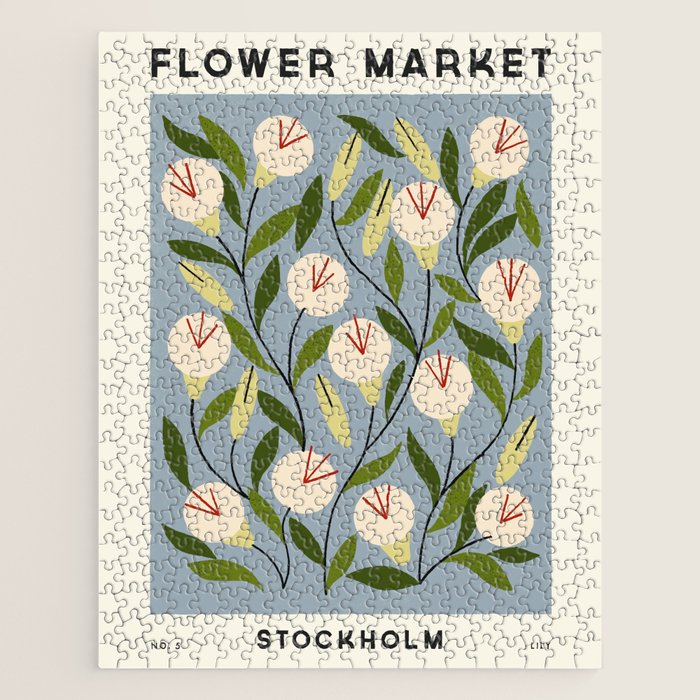 Flower Market No. 5 Jigsaw Puzzle Gallery Image 1