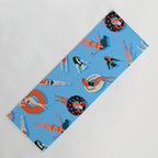 Swimming Ladies - Coral & Blue Palette Yoga Mat Gallery Image 1