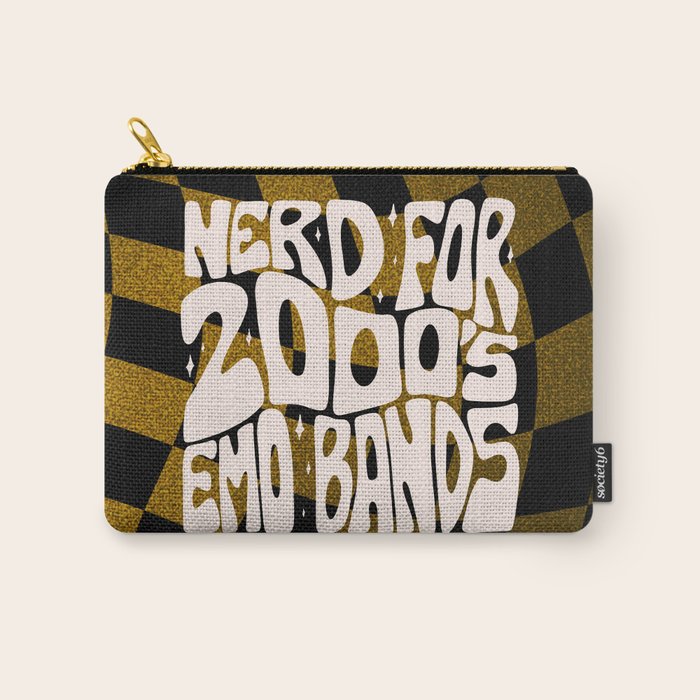Nerd for the 2000's Emo Bands Carry All Pouch Gallery Image 1