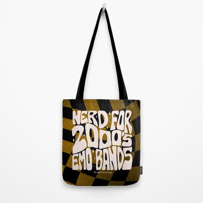 Nerd for the 2000's Emo Bands Tote Bag Gallery Image 2