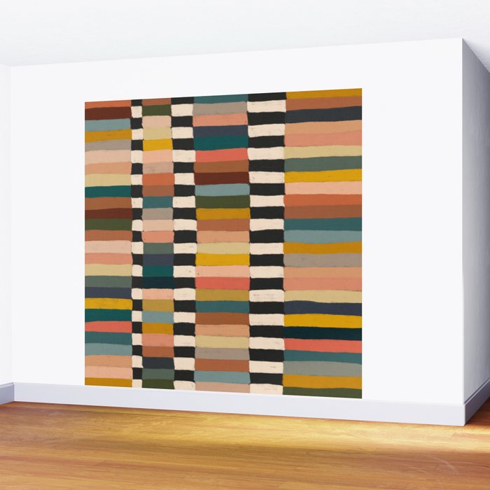 Mix of Stripes #10 Wall Mural Gallery Image 2