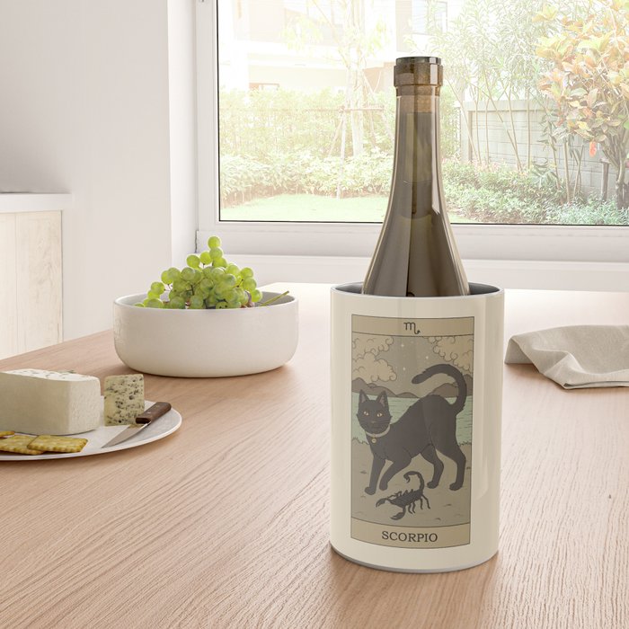 Scorpio Cat Wine Chiller Gallery Image 4