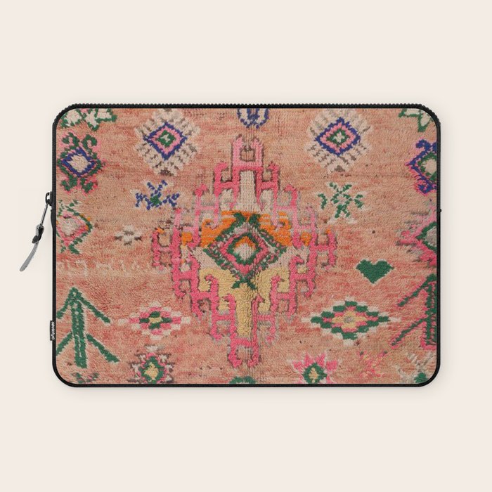 Moroccan Berber Traditional Carpet Laptop Sleeve Gallery Image 1