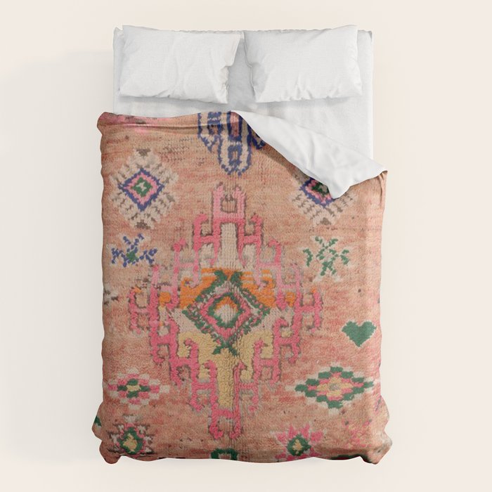 Moroccan Berber Traditional Carpet Duvet Cover Gallery Image 1