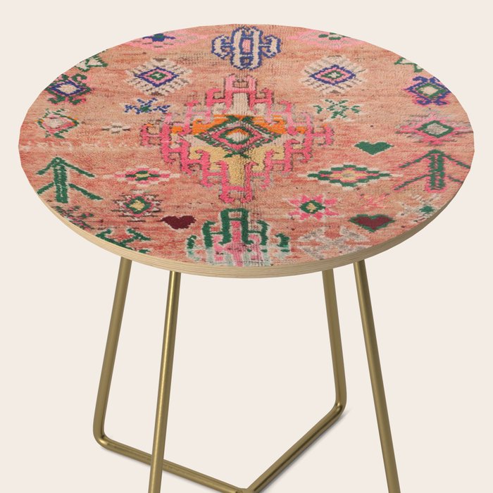 Moroccan Berber Traditional Carpet Side Table Gallery Image 2